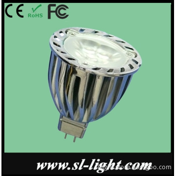 High-end MR16 3x2W LED Spotlight 5W 250lm 50x81.2mm